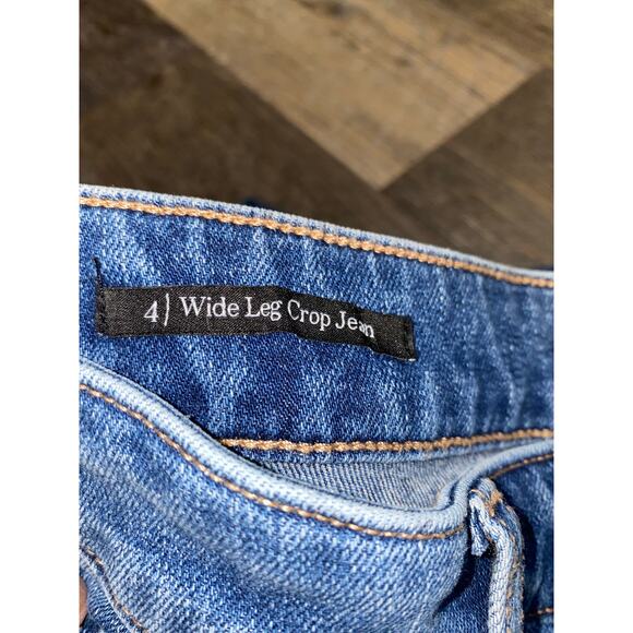 Talbots Wide Leg Crop Jean Size 4 - Picture 7 of 10